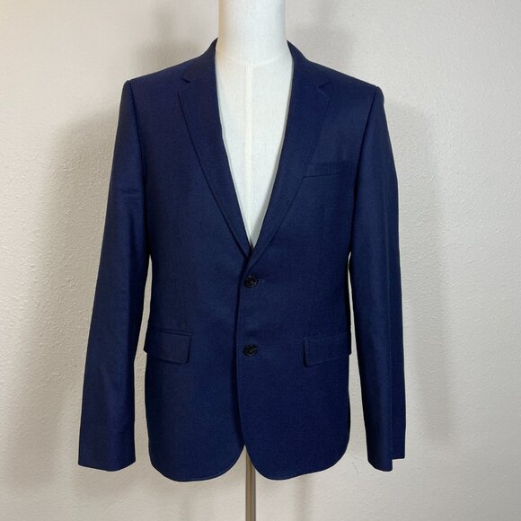 Hugo Boss Other - Hugo Boss Blazer Sport Coat Jacket Textured Wool Two Button Navy Size 40R